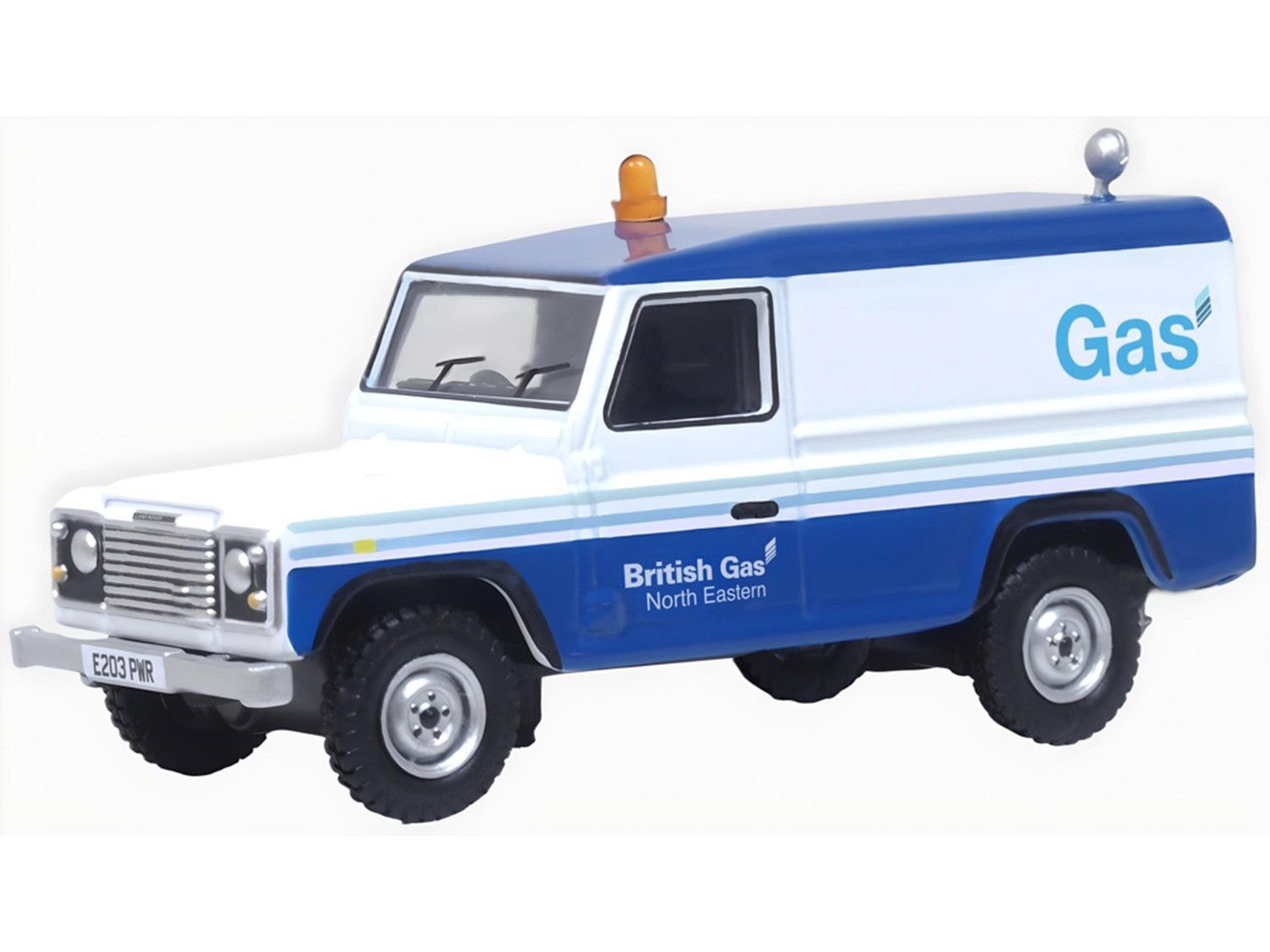 Oxford Diecast Land Rover Defender LWB St. Wagon British Gas (76DEF019) 1:76 (OO) Scale Model
