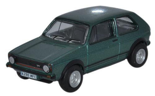 Oxford Diecast VW Golf GTI Lhansa Green Metallic (76GF005) 1:76 (OO) Scale Model