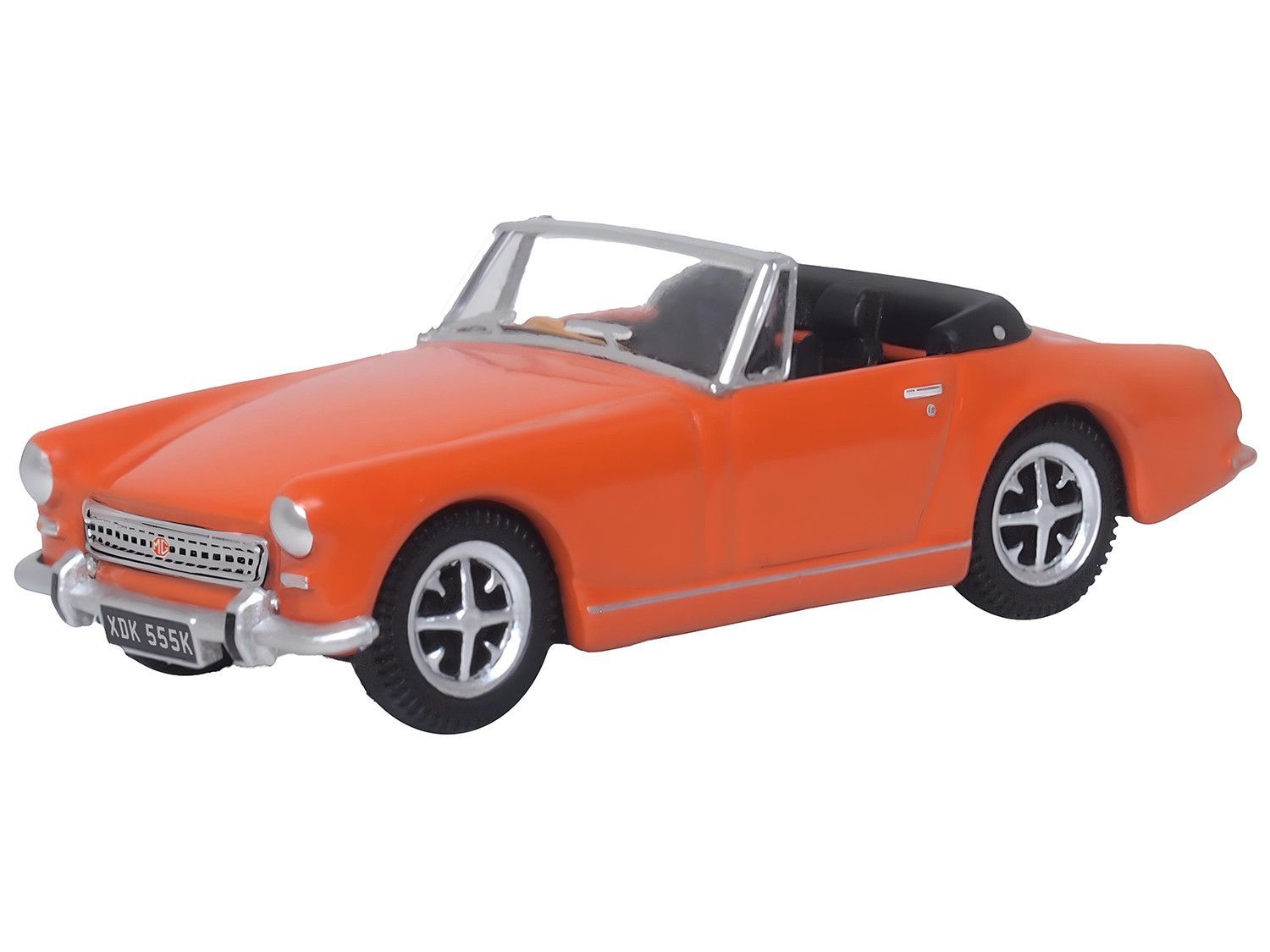 Oxford Diecast MG Midget MkIII Blaze Orange (76MGM001) 1:76 (OO) Scale Model