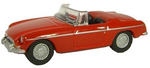 Oxford Diecast MGB Tartan Red (76MGB001) 1:76 (OO) Scale Model