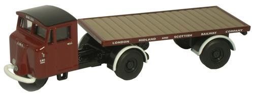 Oxford Diecast Mechanical Horse Flatbed Trailer LMS (76MH009) 1:76 (OO) Scale Model