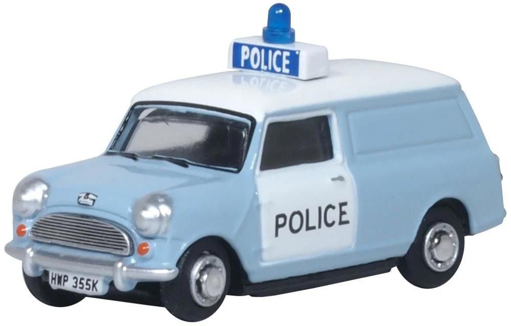 Oxford Diecast Mini Van West Mercia Police (Panda) (76MV034) 1:76 (OO) Scale Model