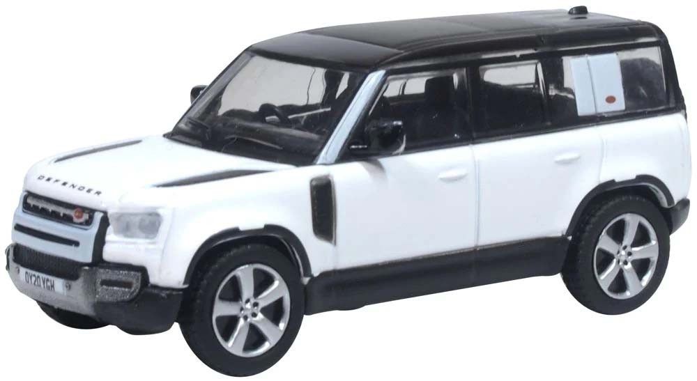 Oxford Diecast Land Rover Defender 110X New Fuji White (76ND110X003) 1:76 (OO) Scale Model