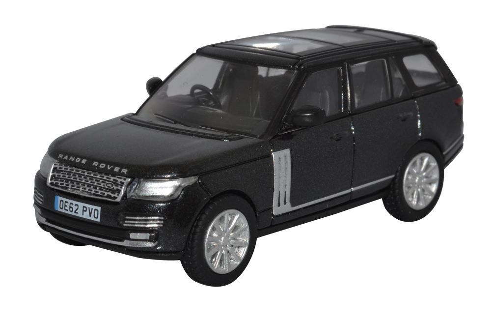 Oxford Diecast Range Rover Vogue 2013 Santorini Black Prince William (76RAN006) 1:76 (OO) Scale Model