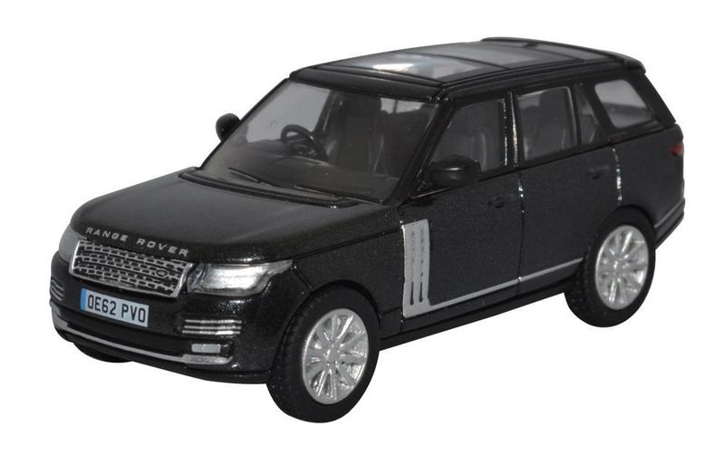 Oxford Diecast Range Rover Vogue 2013 Santorini Black Prince William (76RAN006) 1:76 (OO) Scale Model