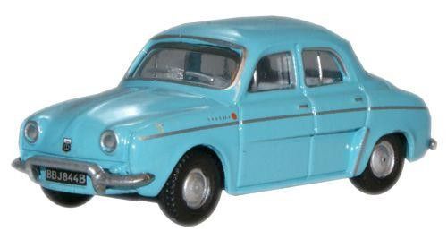 Oxford Diecast Renault Dauphine Light Blue (76RD001) 1:76 (OO) Scale Model