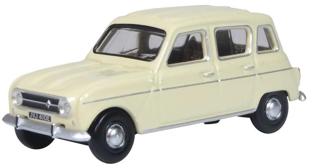Oxford Diecast Renault 4 Beige (76RN001) 1:76 (OO) Scale Model