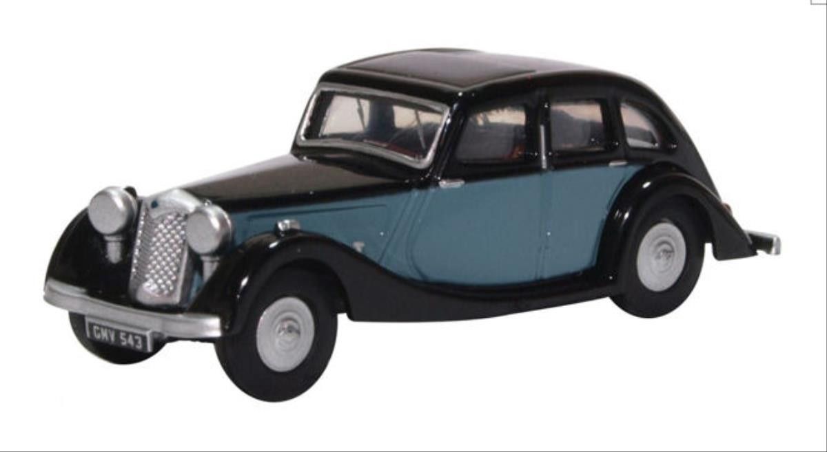 Oxford Diecast Riley Kestrel Blue/Black (76RK005) 1:76 (OO) Scale Model