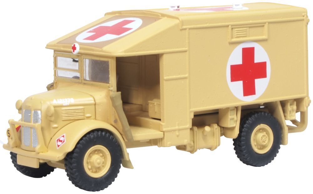 Oxford Diecast Austin K2 Ambulance RASC Katy Western Desert (76K2001) 1:76 (OO) Scale Model