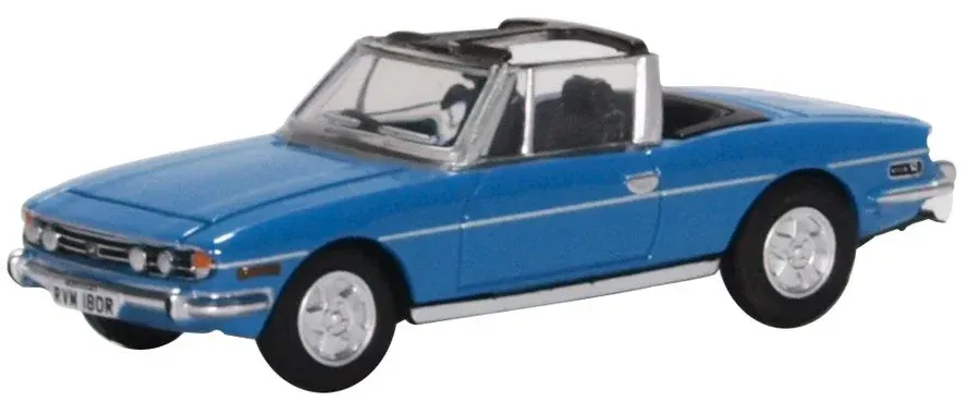 Oxford Diecast Triumph Stag Tahiti Blue (76TS004) 1:76 (OO) Scale Model