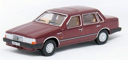 Oxford Diecast Volvo 760 Red Wood Metallic (76VO002) 1:76 (OO) Scale Model