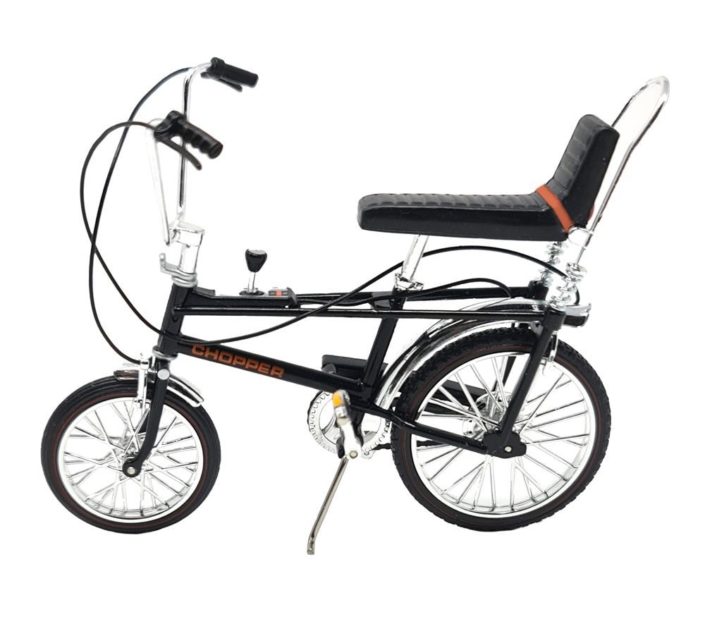 Toyway Diecast Model Raleigh Chopper Mk 1 Bicycle Model - Black