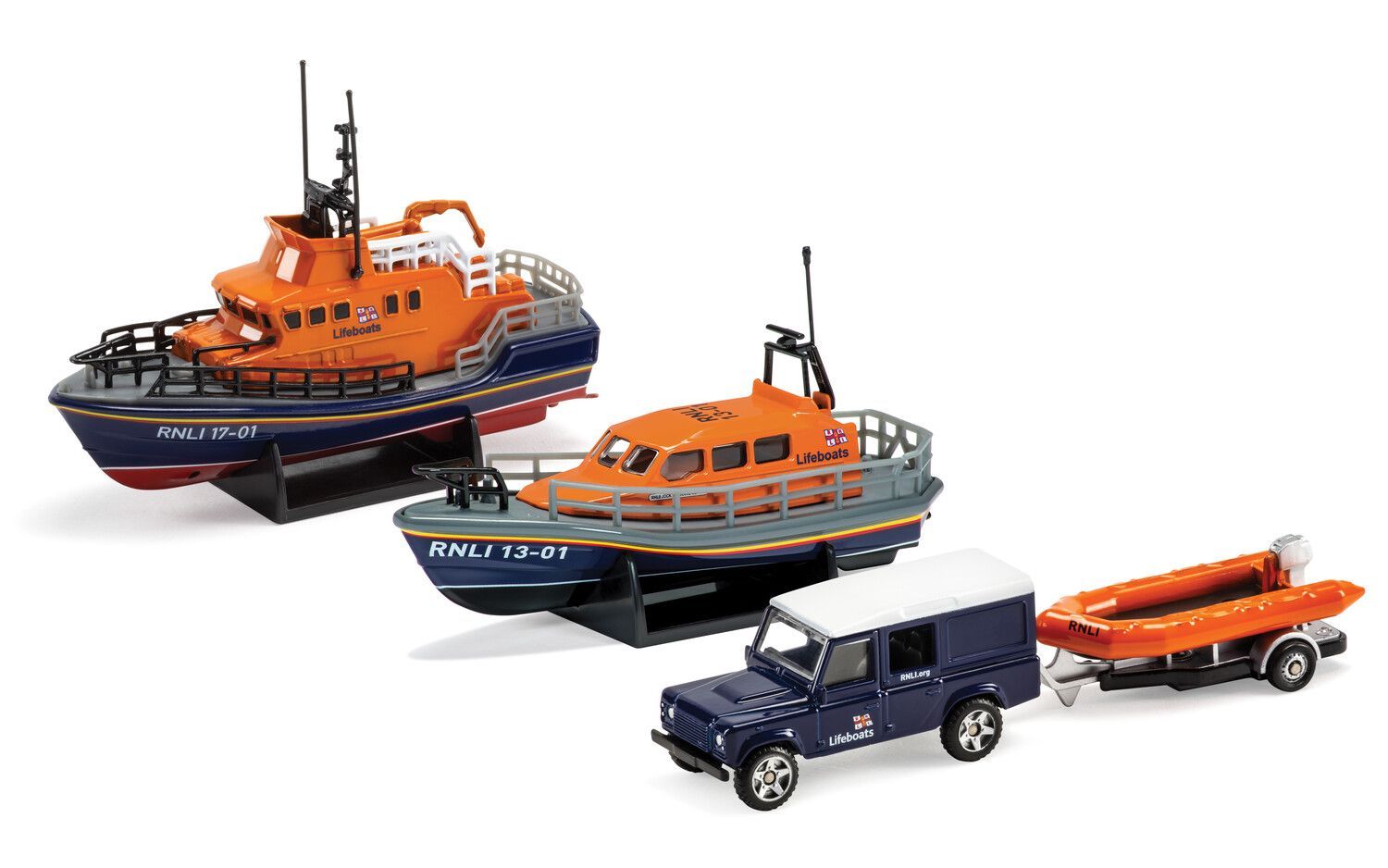 Corgi RNLI0001 RNLI Gift Set - Shannon Lifeboat- Severn Lifeboat and Flood Rescue Team Diecast Models
