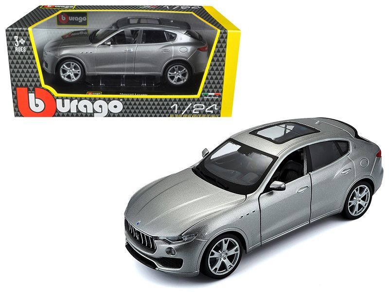 Bburago 18-21081 Maserati Levante Silver Grey 1:24 Scale Diecast Model