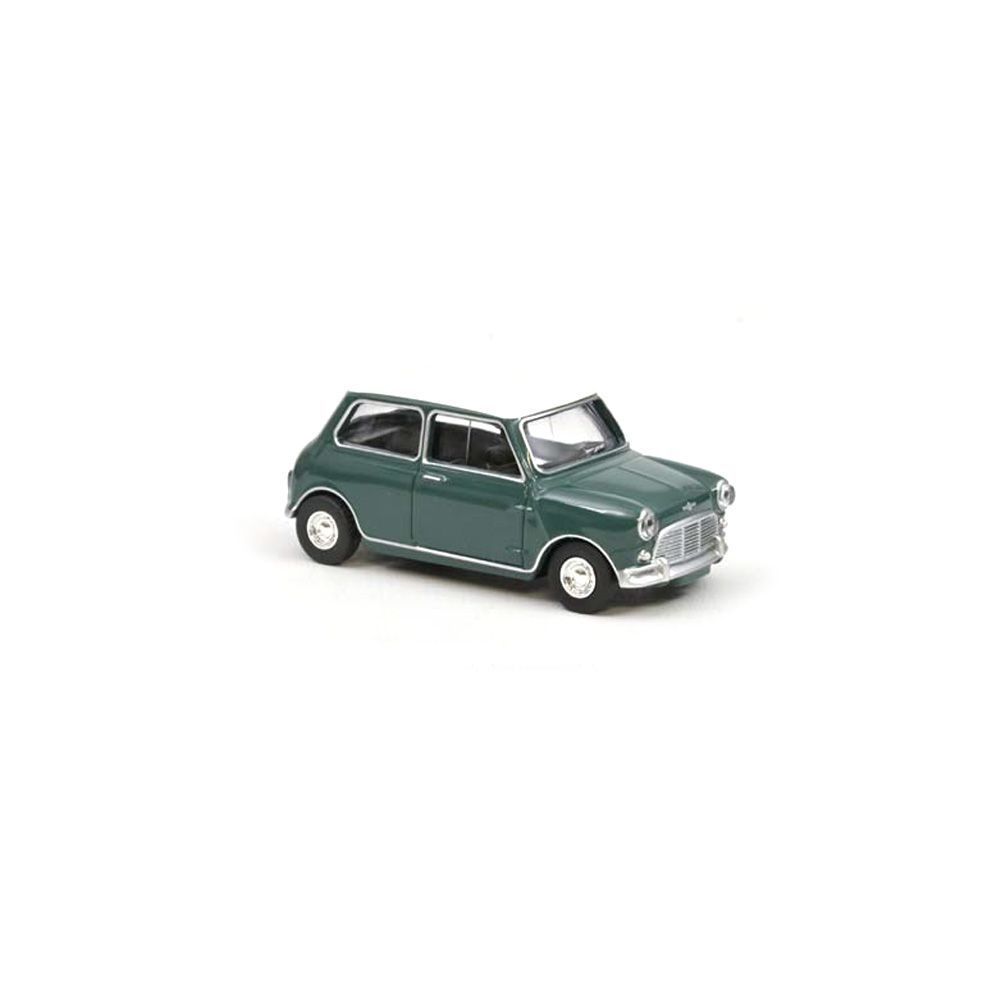 Norev 310523 1964 Mini Cooper S - Almond Green and White Roof 1:54 Scale Diecast Model