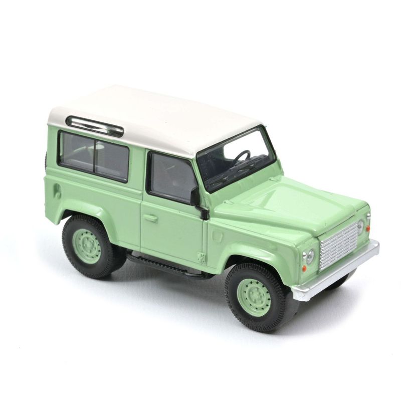 Norev 845106 1995 Land Rover Defender - Green and White 1:43 Scale Diecast Model