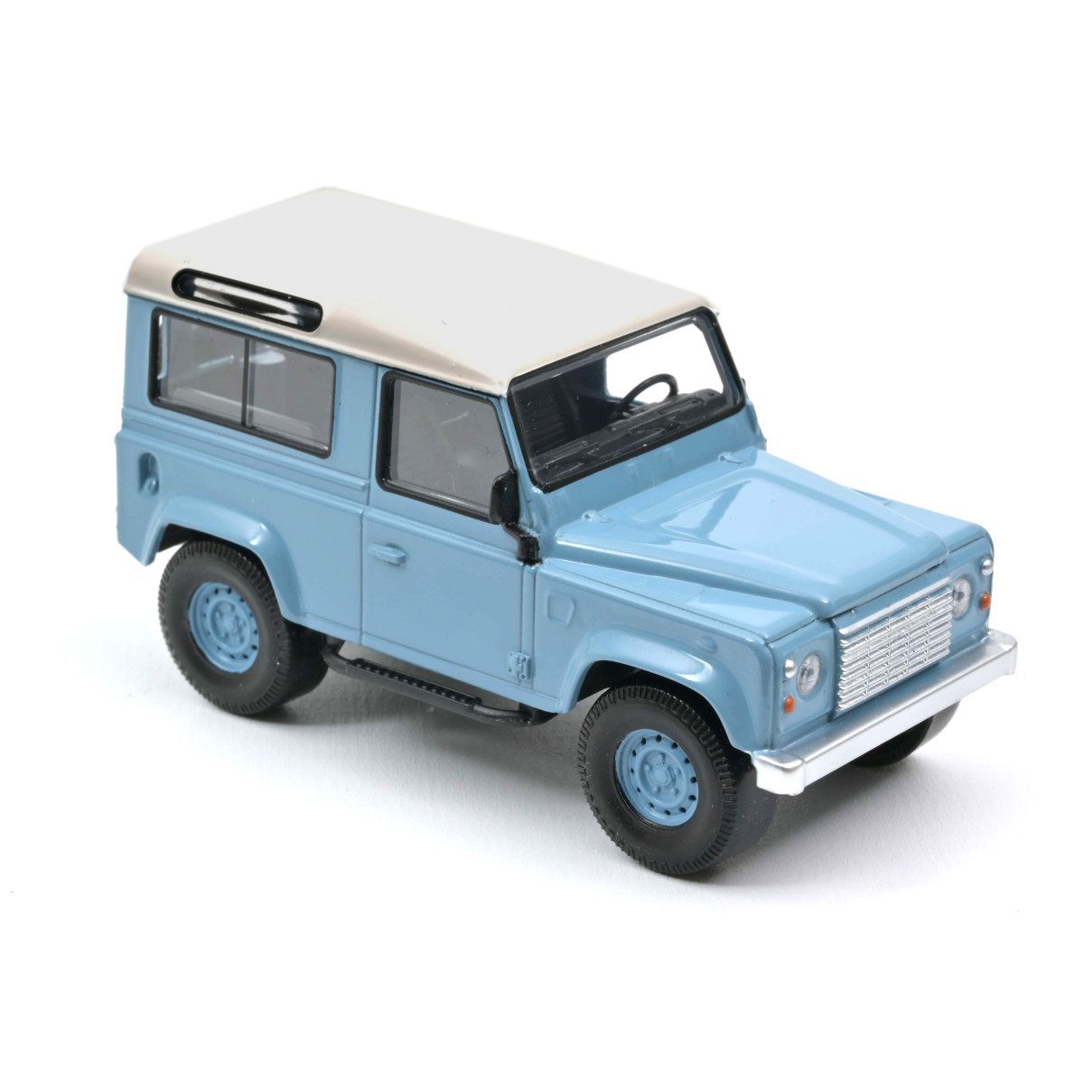Norev 845107 1995 Land Rover Defender - Blue and White 1:43 Scale Diecast Model