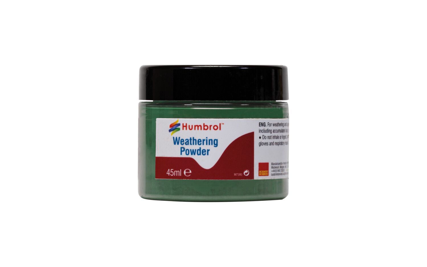 Humbrol AV0015 Weathering Powder Chrome Oxide Green - 45ml