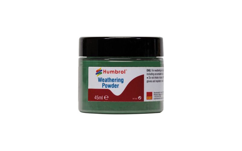 Humbrol AV0015 Weathering Powder Chrome Oxide Green - 45ml