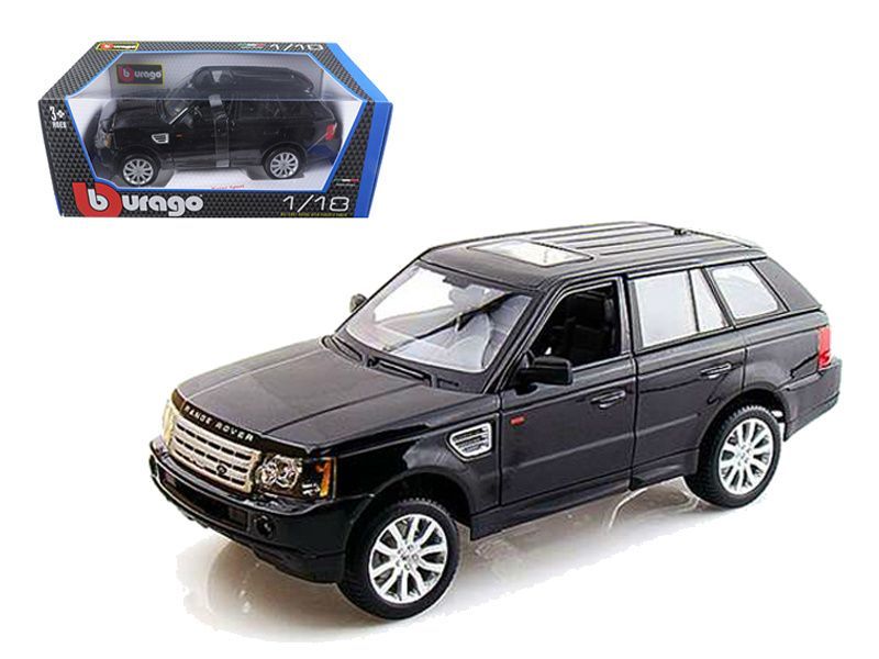 Bburago 18-12069 Range Rover Sport Black 1:18 Scale Diecast Model