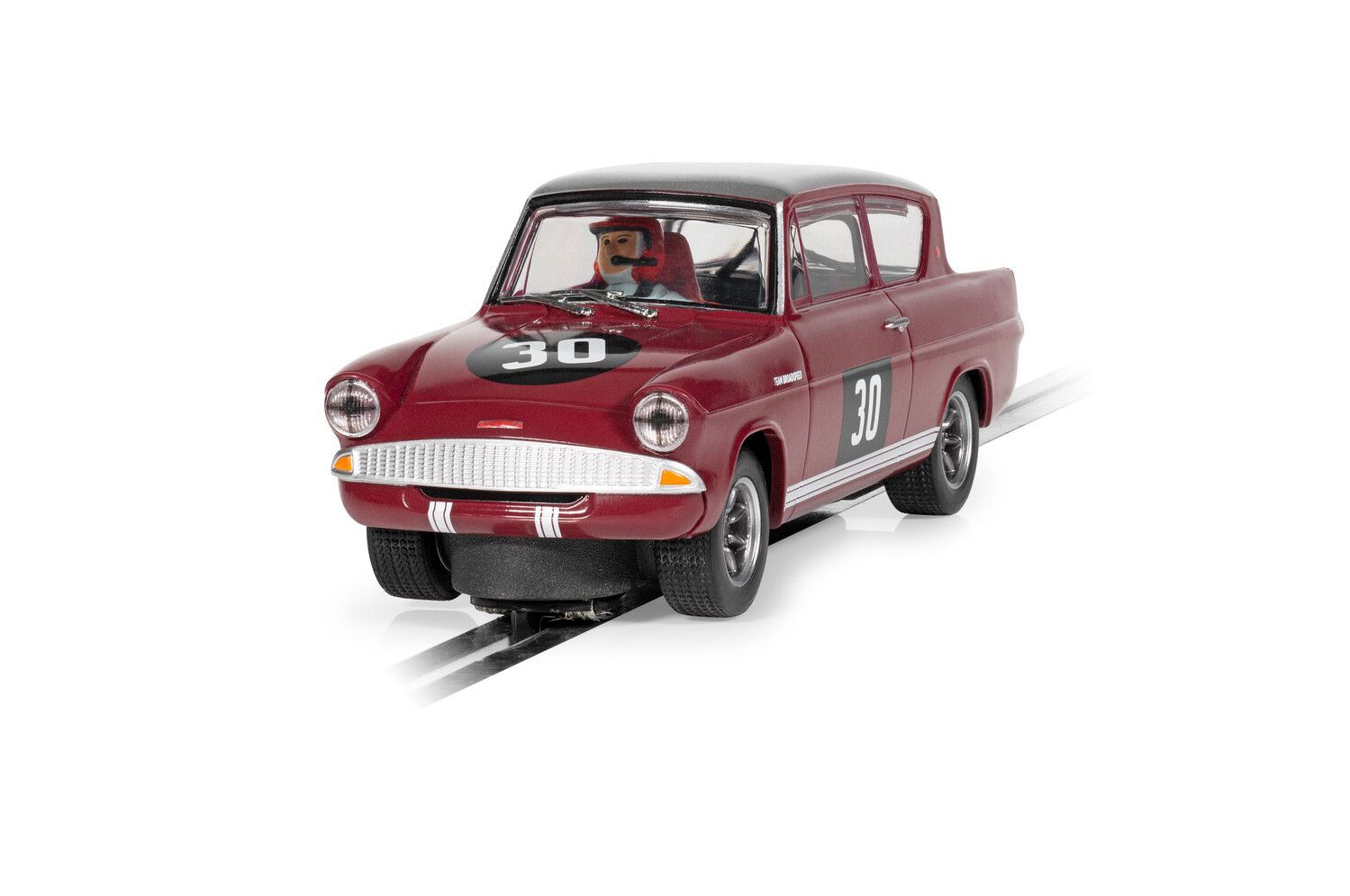 Scalextric C4546 Ford Anglia 105E - Broadspeed Slot Car