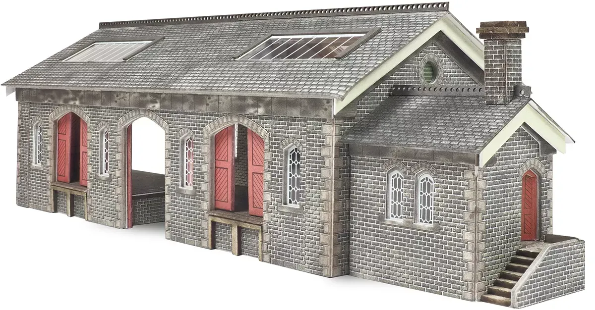 Metcalfe PN936 N Scale Settle/Carlisle Railway Goods Shed Card Kit