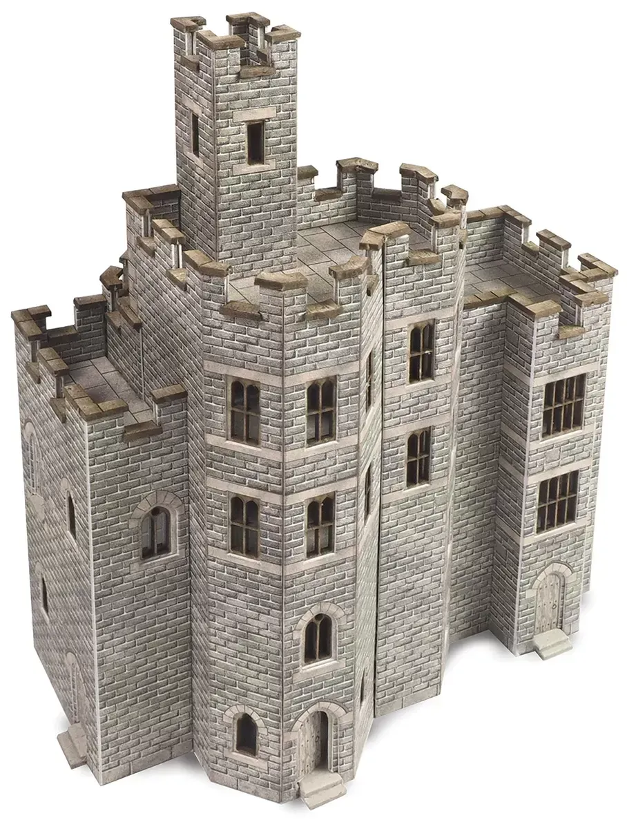 Metcalfe PN194 N Scale Castle Hall Card Kit