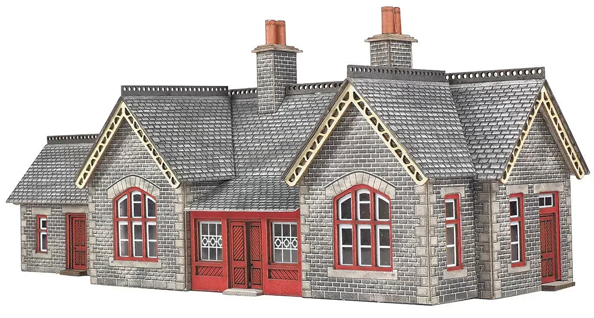 Metcalfe PN933 N Scale Settle/Carlisle Railway Station Card Kit