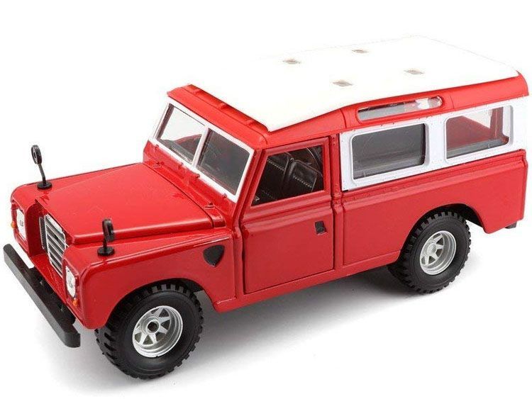 Bburago 18-22063 Land Rover Series II - Red 1:24 Scale Diecast Model