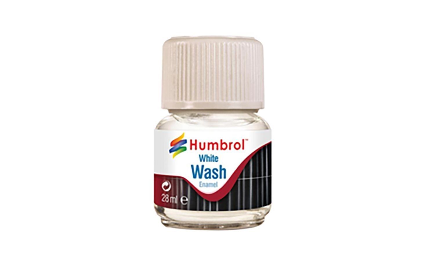 Humbrol AV0202 28ml Enamel Wash - White