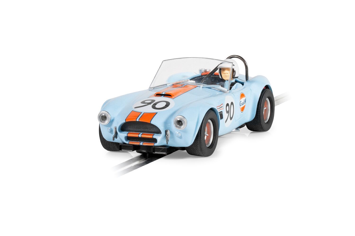 Scalextric C4509 Shelby Cobra - Gulf Slot Car