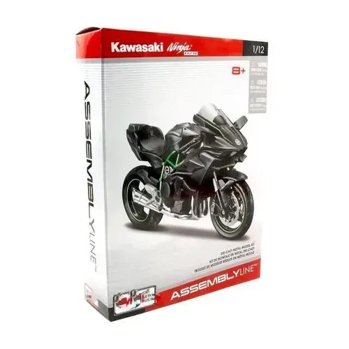 Maisto 39198 Kawasaki Ninja H2R Assembly Line 1:12 Scale Motorbike Diecast Kit