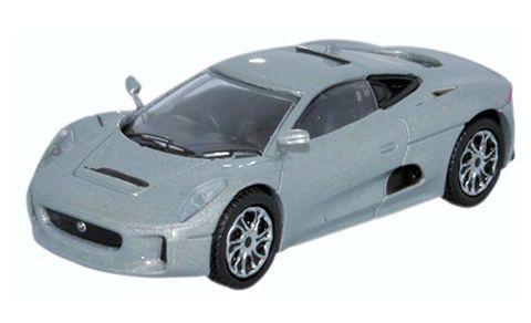 Oxford Diecast Jaguar C-X75 Silver (76JCX75001) 1:76 (OO) Scale Model