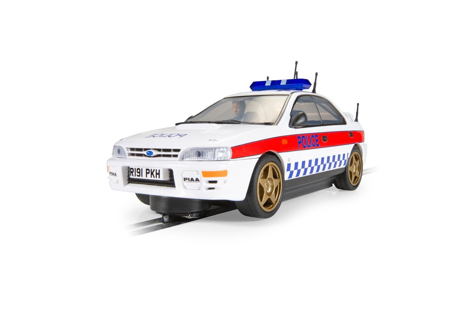 Scalextric C4429 Subaru Impreza WRX - Police Edition Slot Car