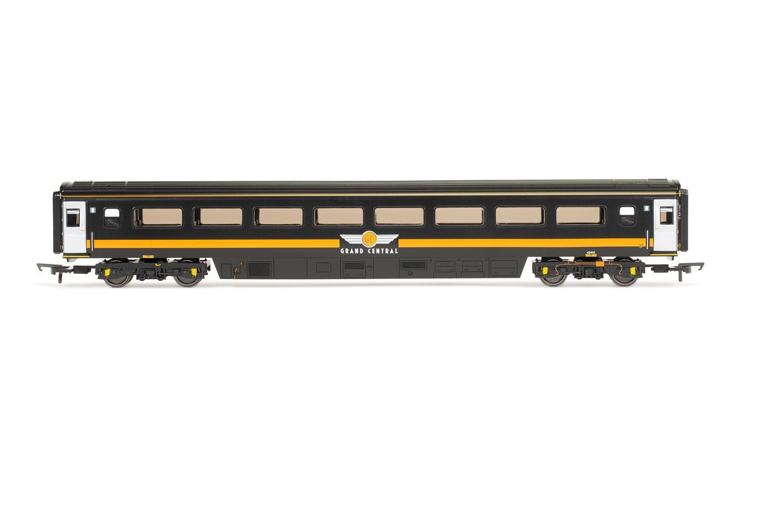 Hornby R40441 RailRoad Grand Central Rail, Mk3 Trailer Standard Open, 42401 - Era 10