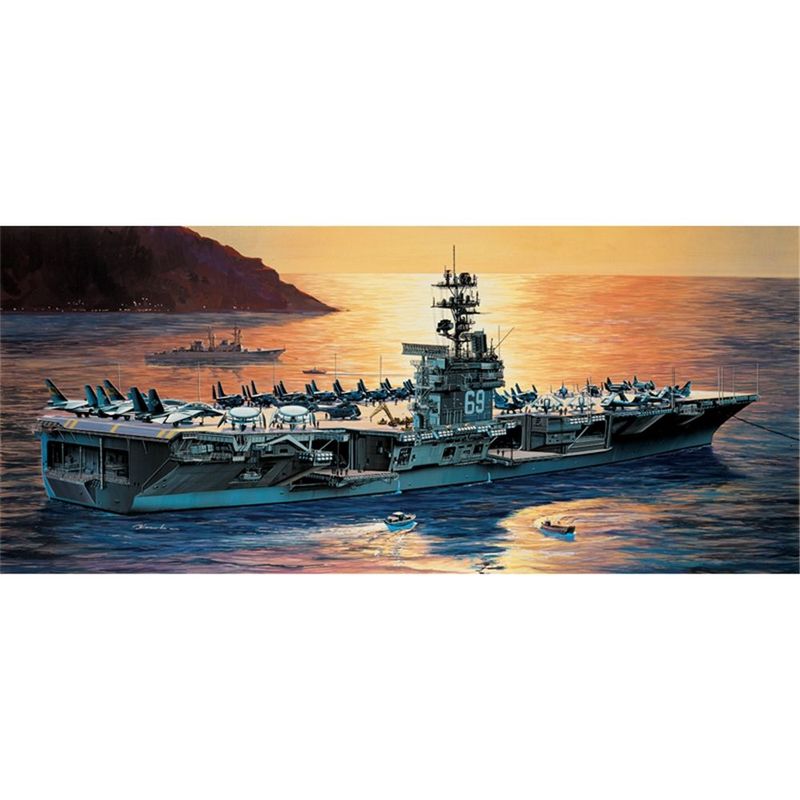 Academy 14212 USS Eisenhower 1:800 Scale Plastic Model Kit