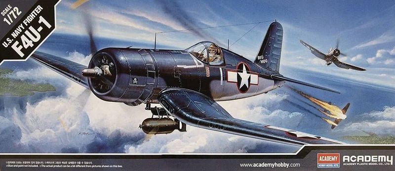 Academy 12457 F4U-1 Corsair 1:72 Scale Plastic Model Kit