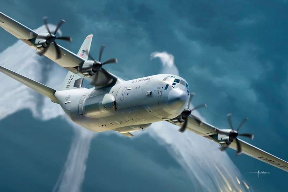 Academy 12631 C-130J-30 Super Hercules, 1999-present 1:144 Scale Plastic Model Kit
