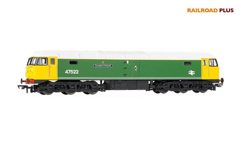 Hornby R30382 RailRoad Plus BR, Class 47, Co-Co, 47522 'Doncaster Enterprise' - Era 8