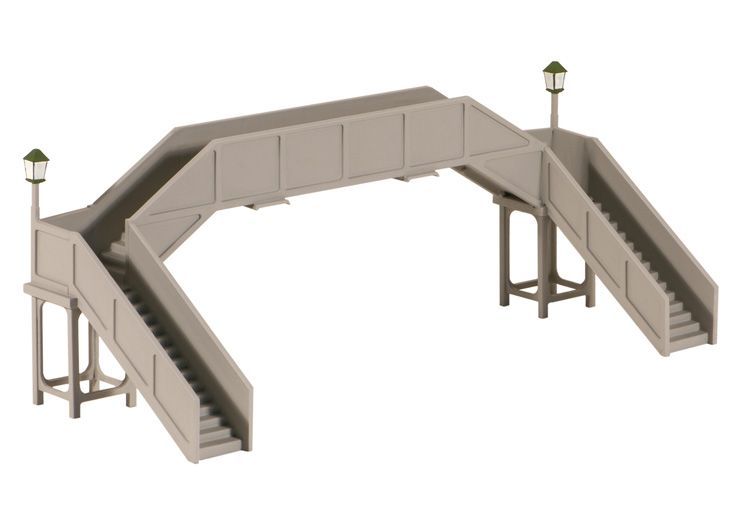 Ratio 517 Concrete Footbridge Kit OO/HO Gauge