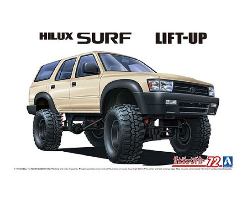 Aoshima 06397 Toyota Hilux Surf Lift-Up 1:24 Scale Plastic Model Kit