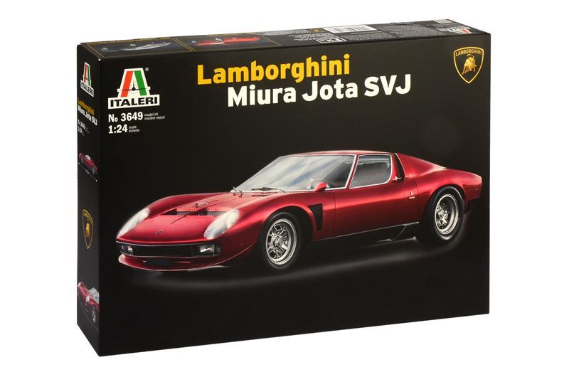 Italeri 3649 Lamborghini Miura JOTA SVJ 1:24 Scale Plastic Model Kit
