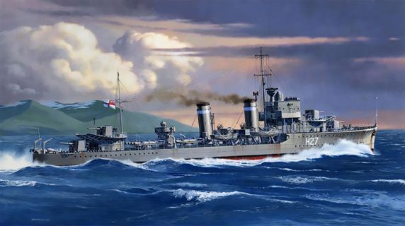 Tamiya 31909 British E Class Destroyer 1:700 Scale Plastic Model Kit