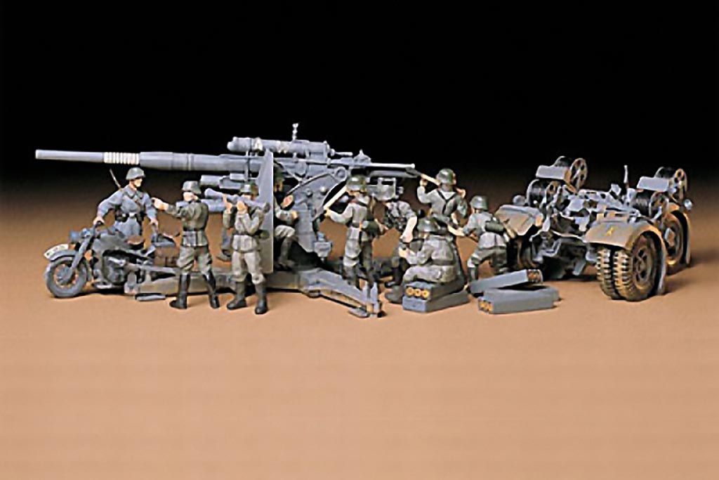 Tamiya 35017 German 88MM Gun Flak 36.37 1:35 Scale Plastic Model Kit