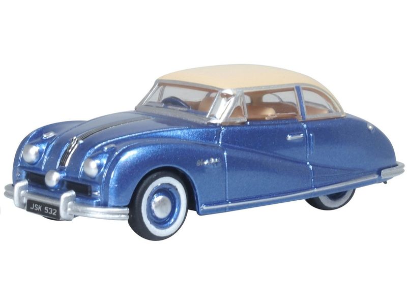Oxford Diecast Austin Atlantic Coupe Blue/Ivory (76ATL006) 1:76 (OO) Scale Model