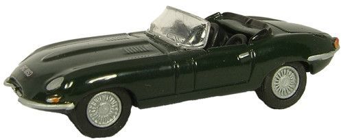 Oxford Diecast Jaguar E Type Convertible Racing Green (76ETYP001) 1:76 (OO) Scale Model