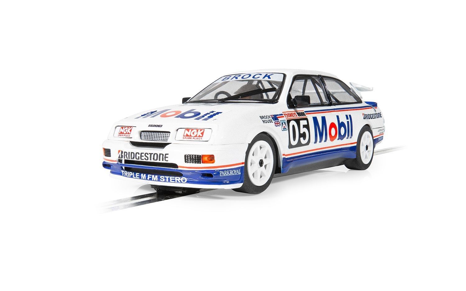 Scalextric C4505 Ford Sierra RS500 - Peter Brock Bathurst 1989 Slot Car