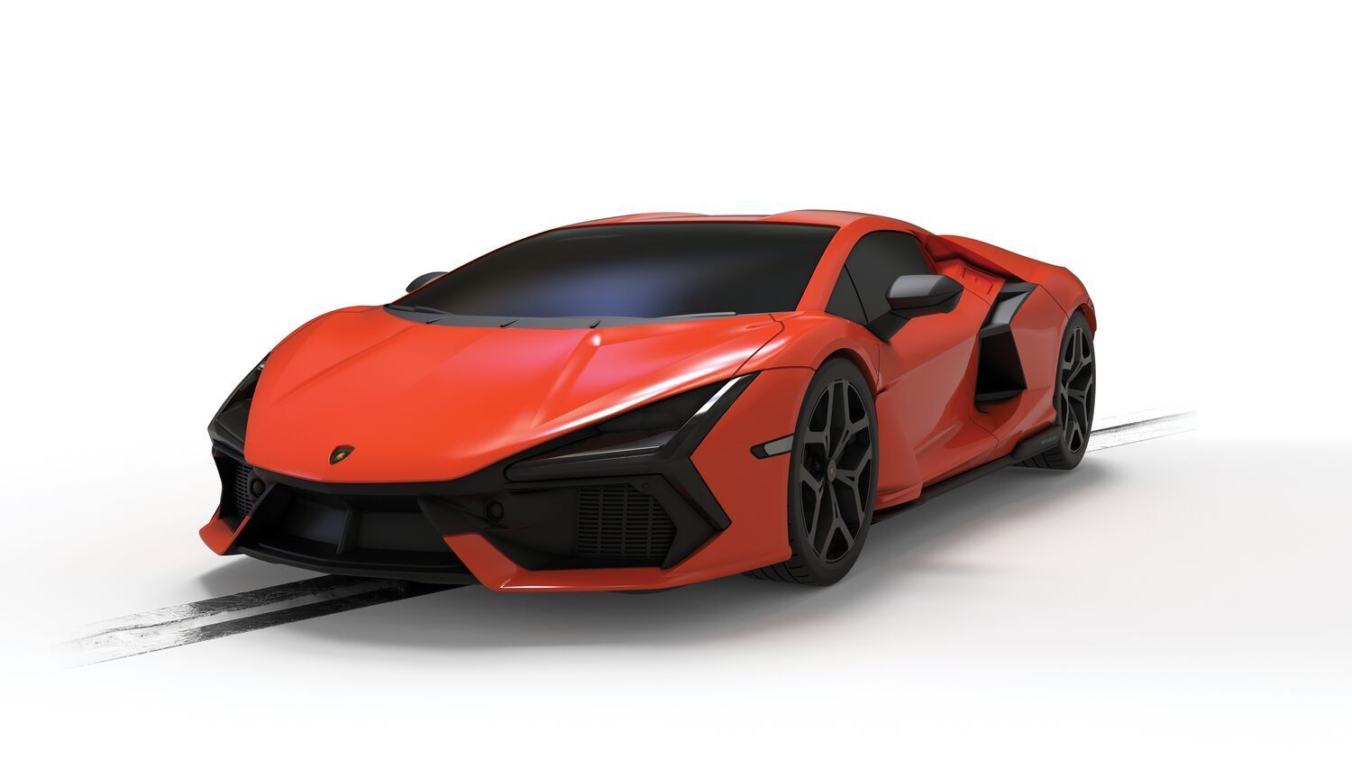 Scalextric C4523 Lamborghini Revuelto - Arancio Apodis Slot Car