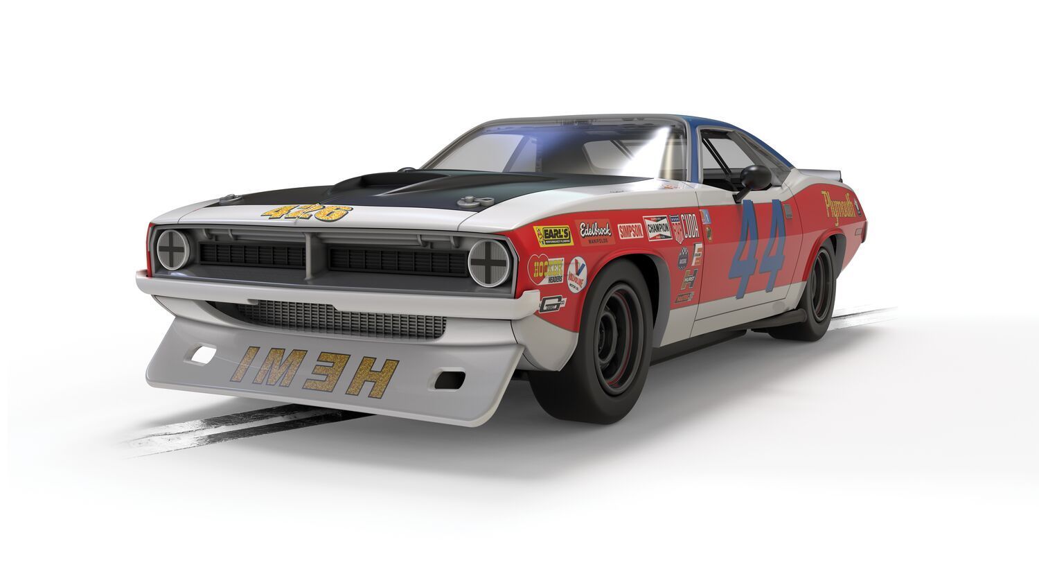 Scalextric C4525 Plymouth Barracuda - Spa Summer Classic 2023 Slot Car