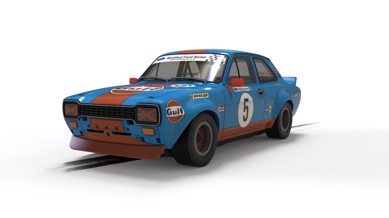 Scalextric C4530 Ford Escort MK1 – Wayne Crabtree Modified Fords 2023 - Gulf Slot Car